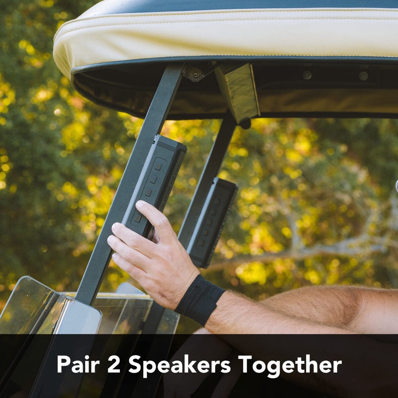 Rokform G-ROK Wireless Golf Speaker, Portable Magnetic, IPX7 Waterproof, Shockproof & Dustproof, Loud & Clear Sound, 24 Hour Battery, Rugged Outdoor Golf Cart Speaker (Black) ASIN - Image 4